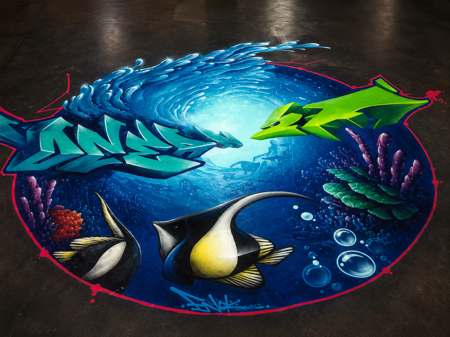 Mural by Enok — 3D FLOOR ART